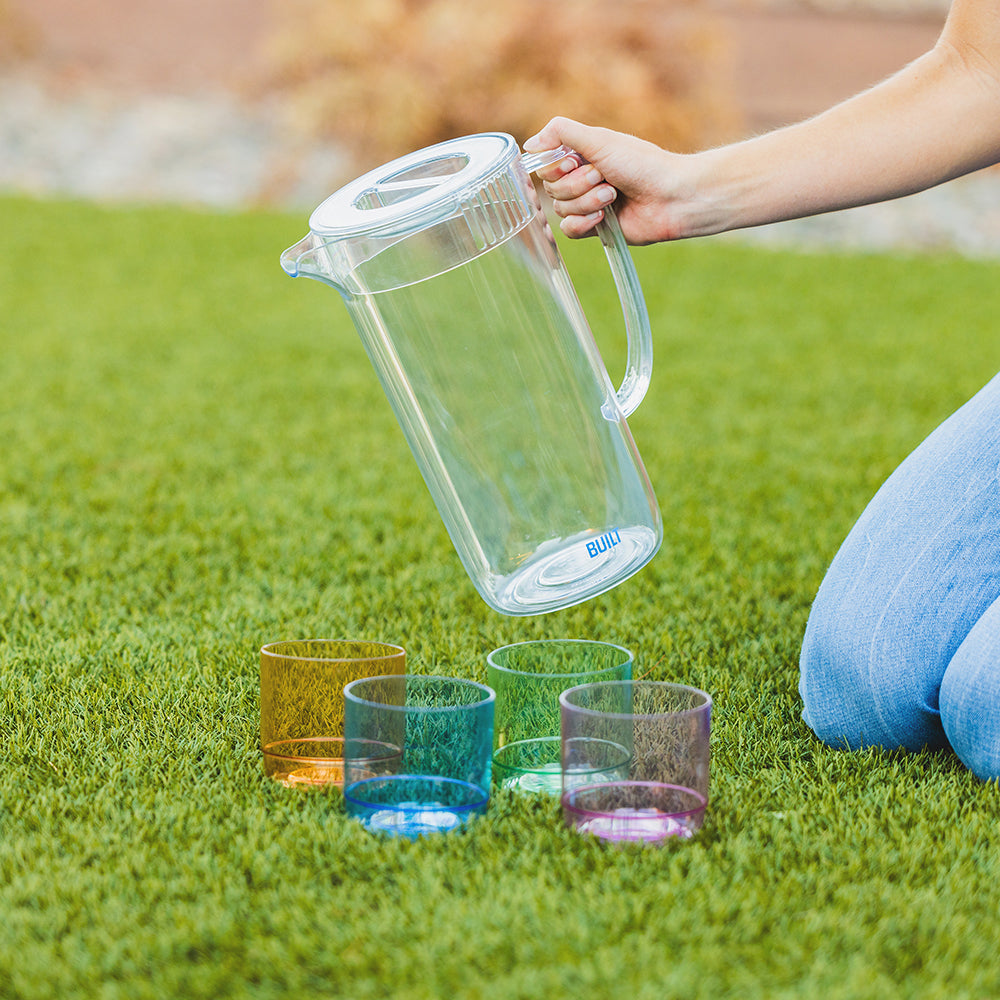 Lagoon Pitcher with Stackable Tumbler