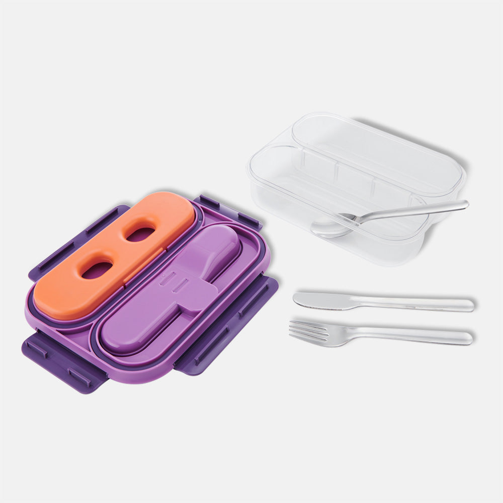 color::Purple Sunset | Built Gourmet 2 Compartment Bento with Ice Pack